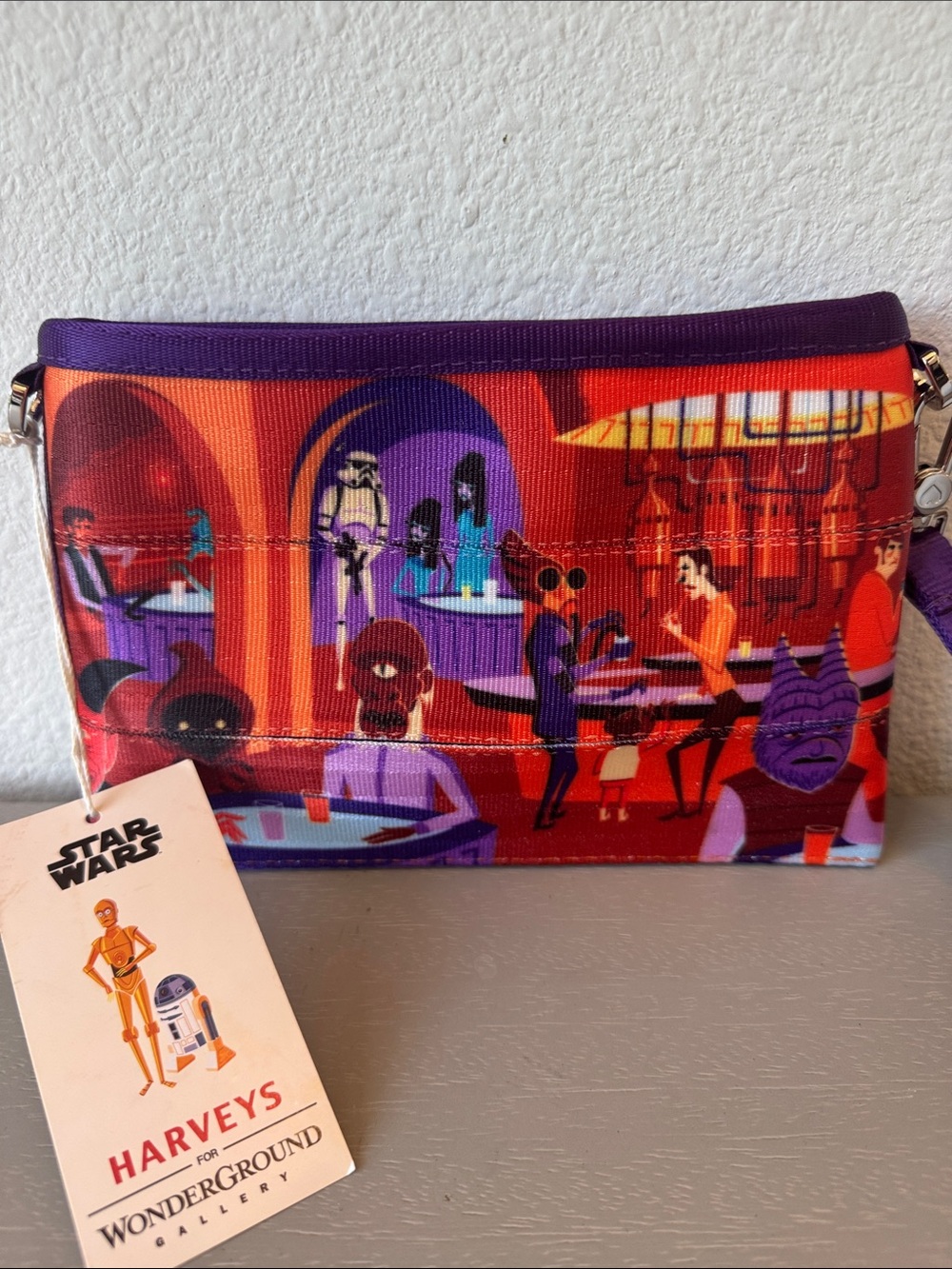 NWT Harveys Star Wars Seatbelt Shag crossbody